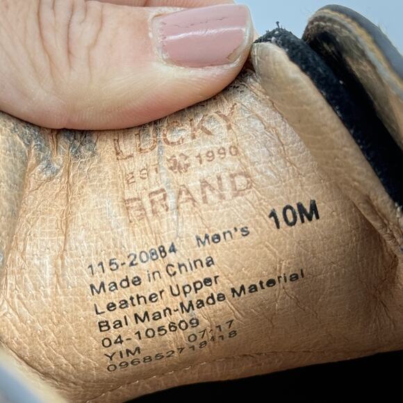 Lucky Brand Mason Mens Chukka Boots Size 10M Suede Leather Lace Up Classic Fall - Picture 7 of 8